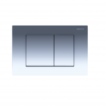 Панель смыва для инсталляции AQUATEK Хром глянец KDI-0000010 (клавиши квадратные)