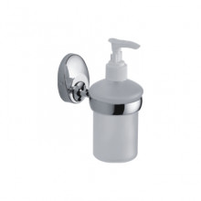 Дозатор для жидкого мыла Accoona A11013, настенный, стекло, хром